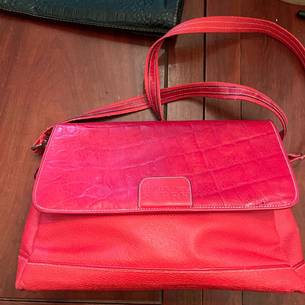 Red Gianfranco Ferre Handbag